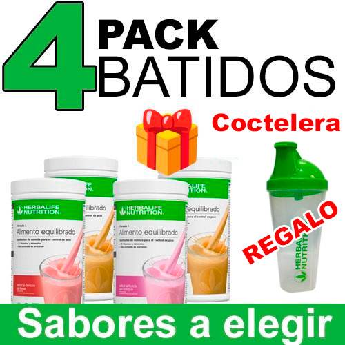 Pack 4 Batidos Fórmula 1